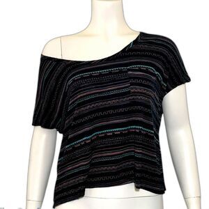 Flowy Oversized Short Sleeve Shirt Size Small